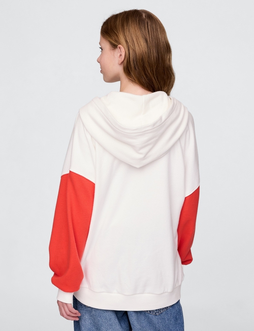 Kids Vintage Soft Full-Zip Sport Logo Hoodie