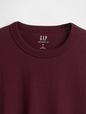 LS HVY CROP TEE