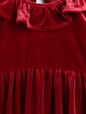 Baby & Toddler Velour Ruffle Collar Dress