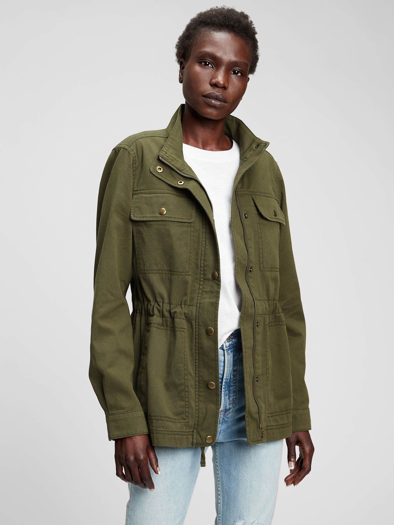 Shop Utility Jacket for Women GAP UAE
