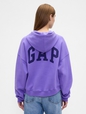 Relaxed Gap Mini-Logo Cropped Hoodie