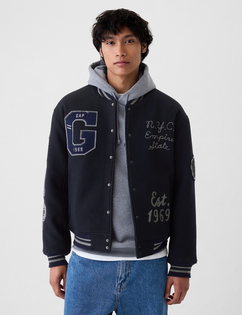Wool Bomber Jacket