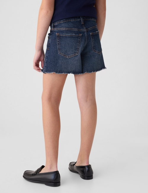 Kids High-Rise Denim Shorts