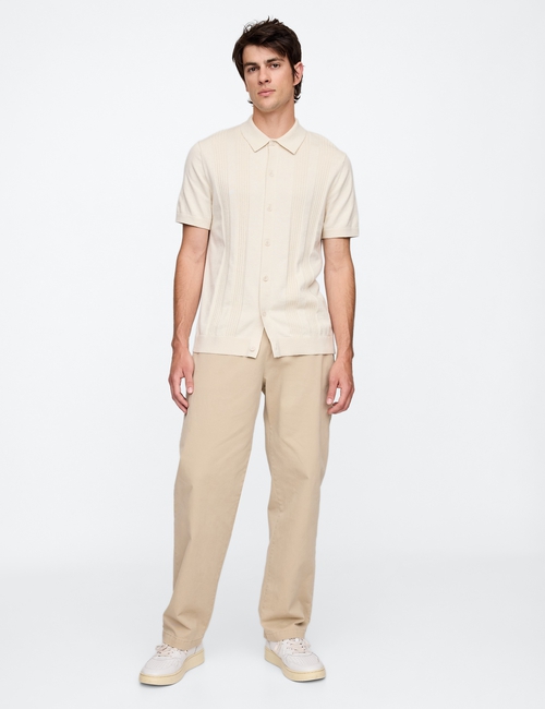 Textured Sweater Vacay Shirt in Standard Fit
