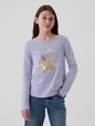 Kids Flippy-Sequin Graphic T-Shirt