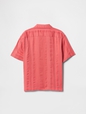 Kids Relaxed Linen-Blend Vacay Shirt