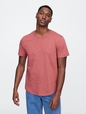 Lived-In Curved Hem Crewneck T-Shirt