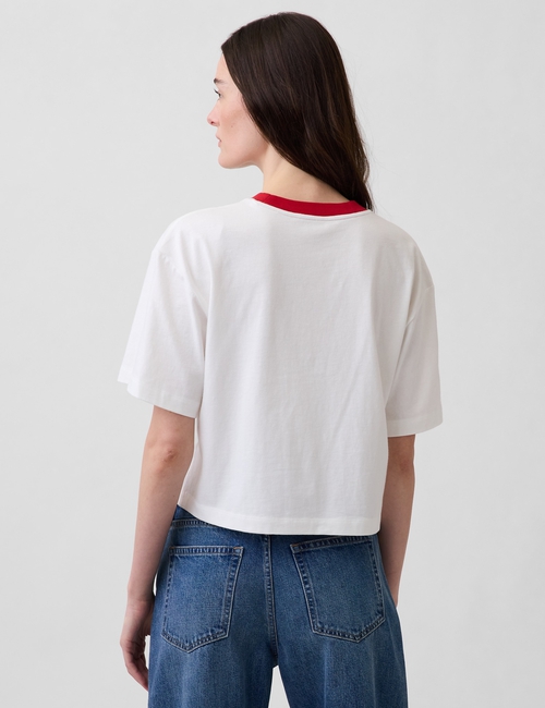 Robert Indiana LOVE Crop T-Shirt