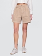 6" Mid Rise Twill Pleated Trouser Shorts