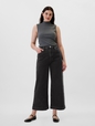 High Rise Wide-Leg Crop Jeans