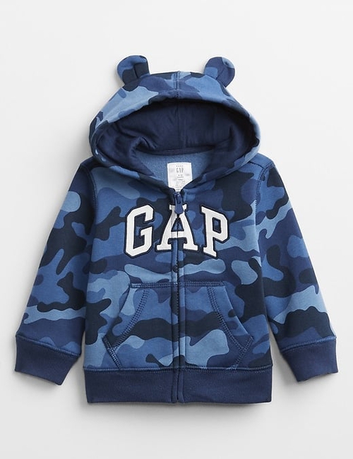 babyGap Logo Print Hoodie