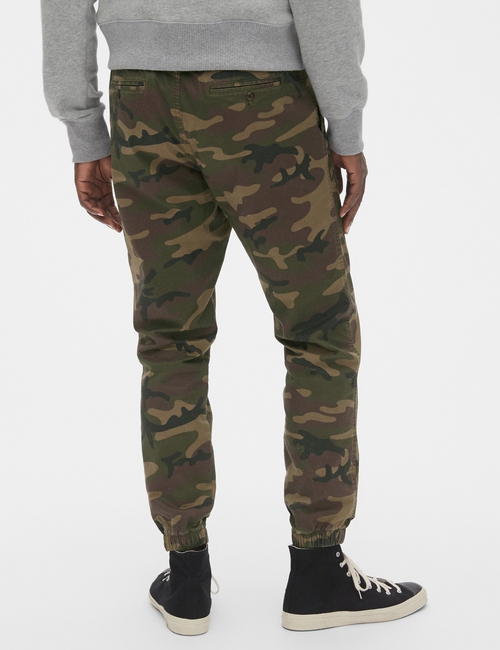 Slim Canvas Joggers with GapFlex