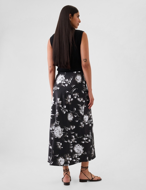 Satin Maxi Skirt