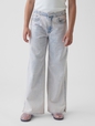 Kids Low Rise Stride Wide-Leg Jeans