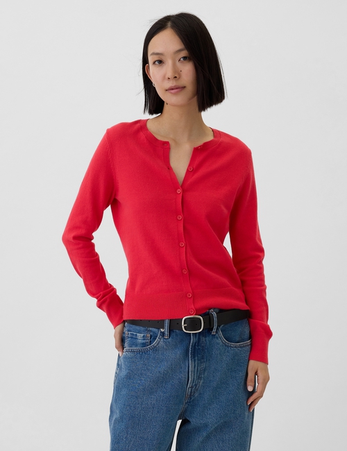 Crewneck Cardigan