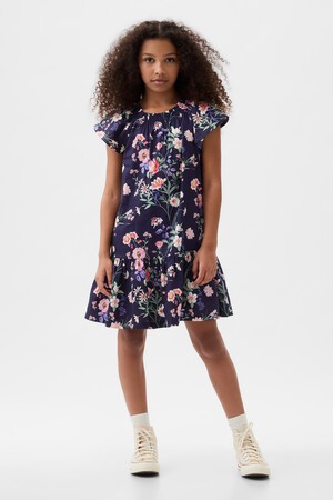 Kids Floral Tiered Dress