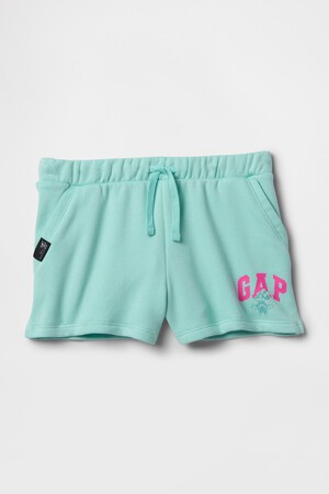 GapKids | Disney Mickey Mouse Relaxed Logo Pull-On Shorts