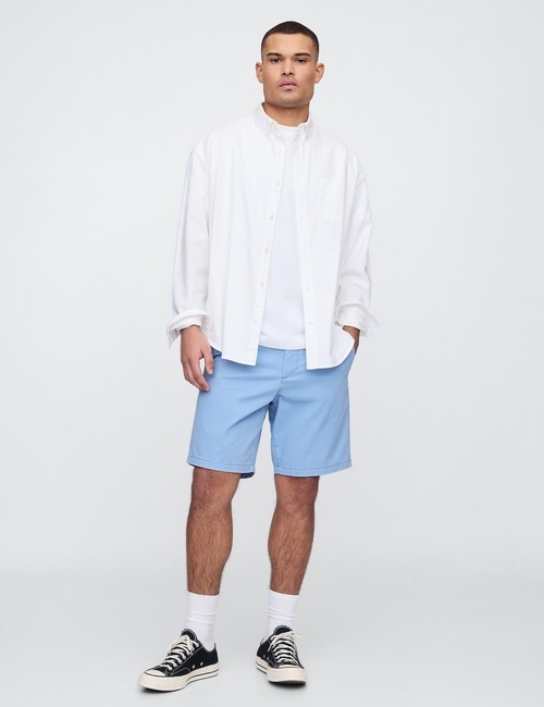 9" Essential Khaki Shorts