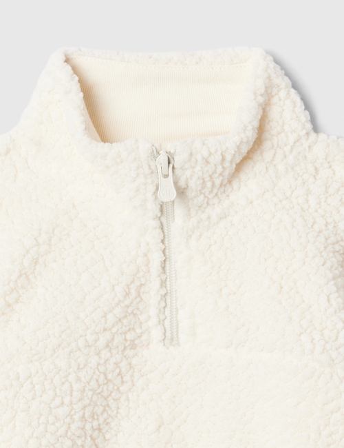 babyGap Sherpa Quarter-Zip Hoodie