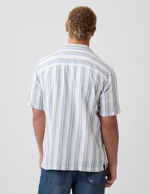 Linen-Blend Vacay Shirt in Standard Fit
