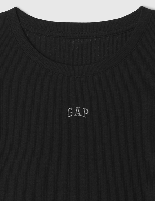 Modern Cropped Logo T-Shirt