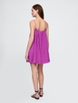 Cotton Gauze Embroidered Swing Dress