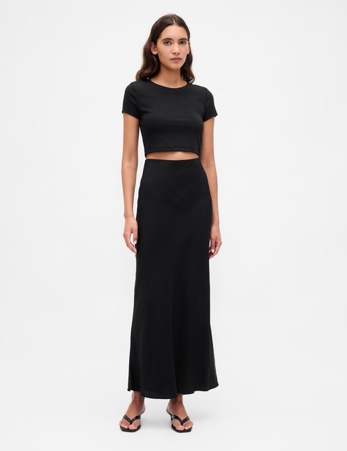 PULL ON MAXI SKIRT