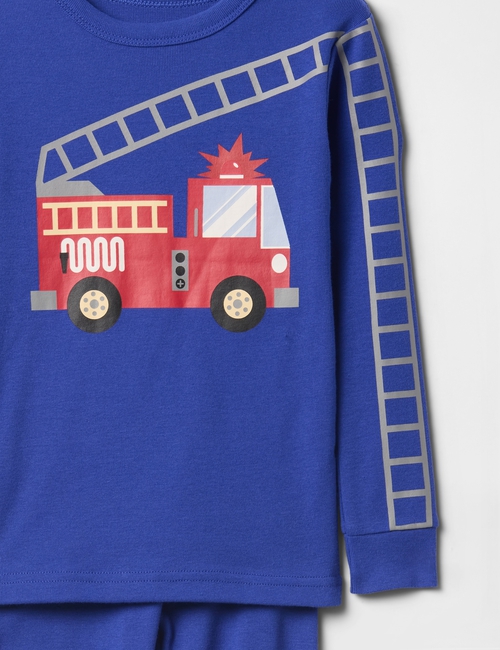 babyGap 100% Organic Cotton Fire Truck PJ Set