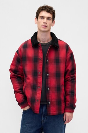 GAP X STRANGER THINGS PLAID JKT