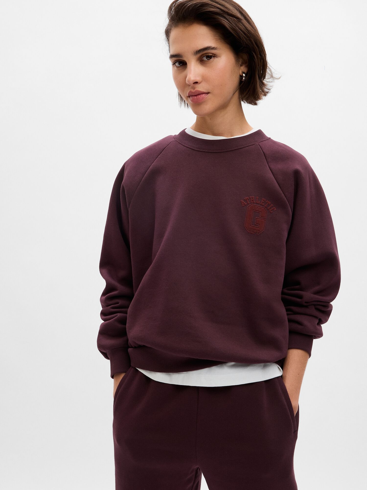 Vintage soft raglan crewneck sweatshirt hot sale
