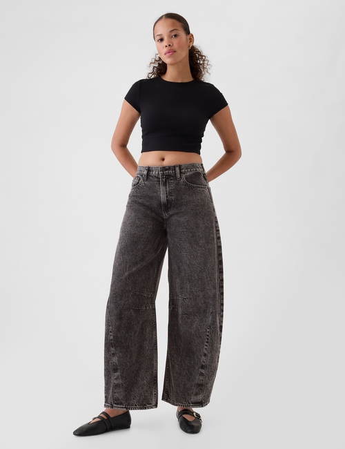 High Rise Horseshoe Jeans