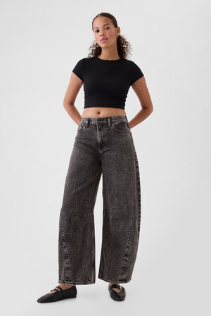 High Rise Horseshoe Jeans