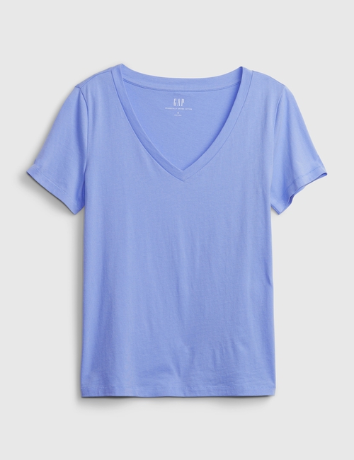 Organic Cotton Vintage V-Neck T-Shirt