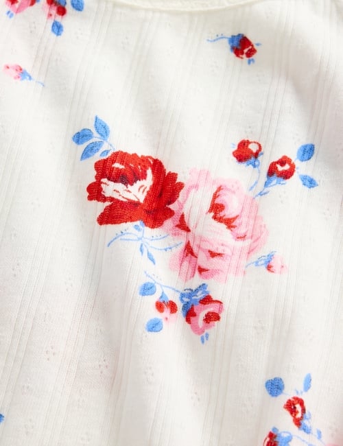 Kids Lace-Trim Pointelle T-Shirt