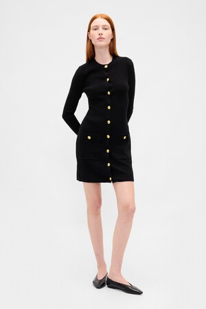 CashSoft Rib Pocket Mini Sweater Dress