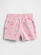 babyGap Pull-On Embroidered Denim Shorts