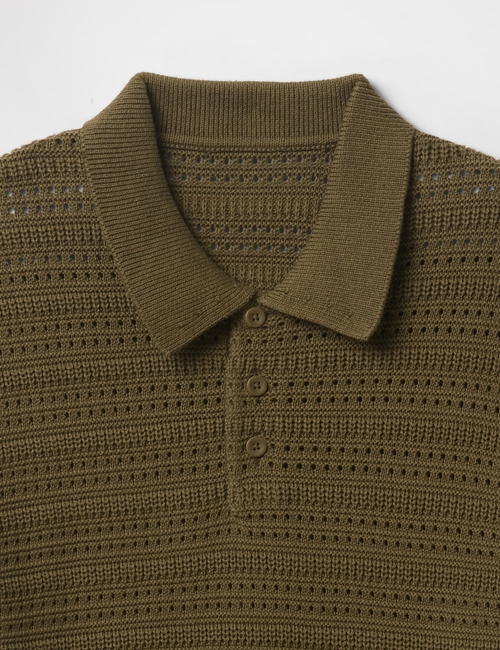 Sweater Polo Shirt