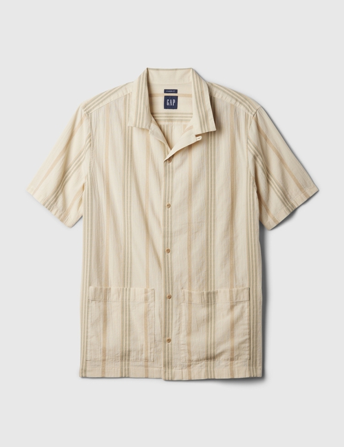 Linen-Cotton Resort Shirt