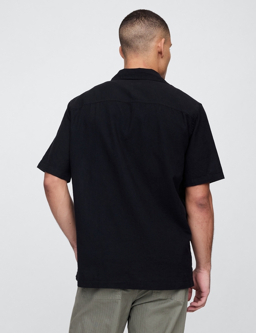 V-SS STANDARD LINEN COTTON RESORT COLLAR