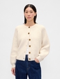 Fuzzy Shaker Stitch Cardigan