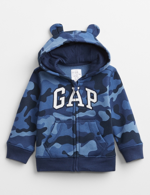 babyGap Logo Print Hoodie