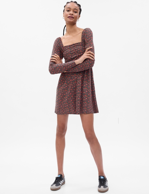 Ruched Mini Dress