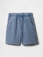 Kids Washed-Fleece Pull-On Shorts