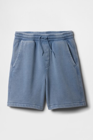 Kids Washed-Fleece Pull-On Shorts