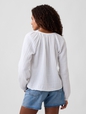 Oversized Gauze Top