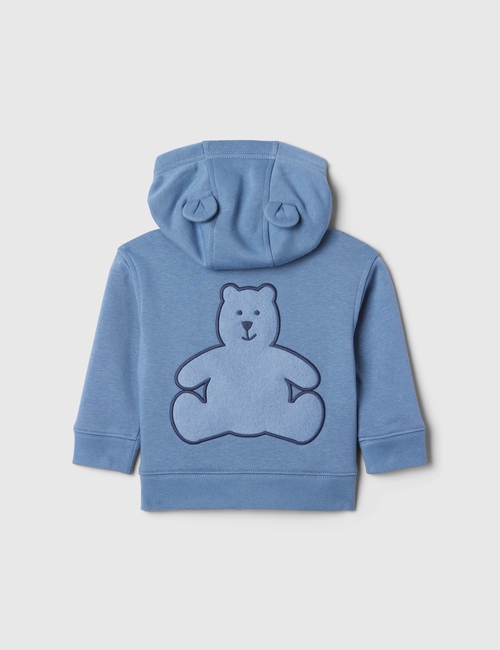 Baby Vintage Soft Logo Zip Hoodie