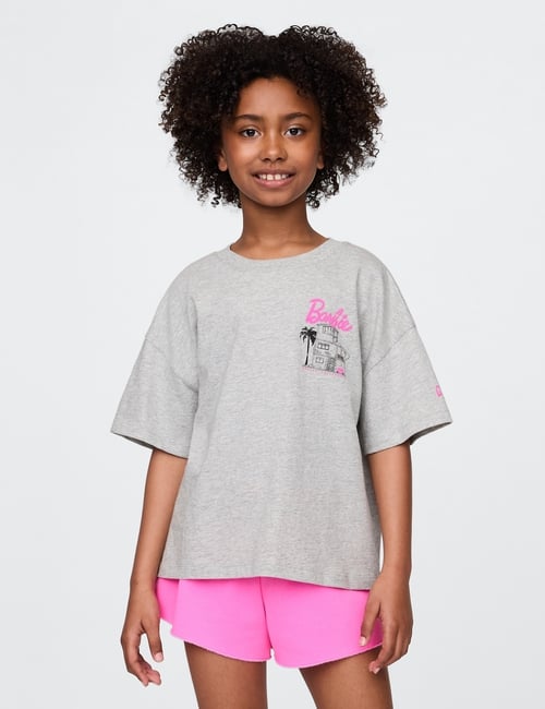 Kids Barbie Oversized Graphic T-Shirt
