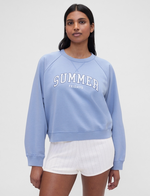 Gap × Summer Fridays Oversized Raglan Logo Sweatshirt