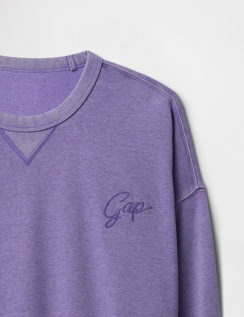 Vintage Soft Oversized Logo Sweatshirt
