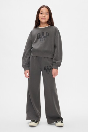 Gap × Disney Kids Vintage Soft Mickey Mouse Logo Sweatpants